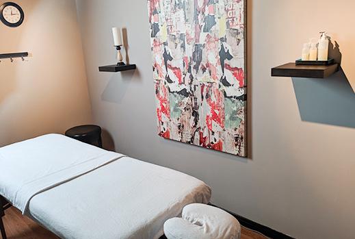Pure Holistic massage room